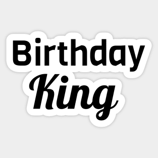 Birthday King Sticker